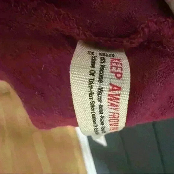 Free people bohemian tie waist dress size medium - Picture 5 of 5